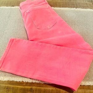 JBrand pink straight leg jeans. Size 28.